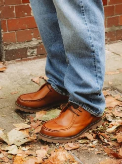 Base London Tan Brown Wallabe Shoes