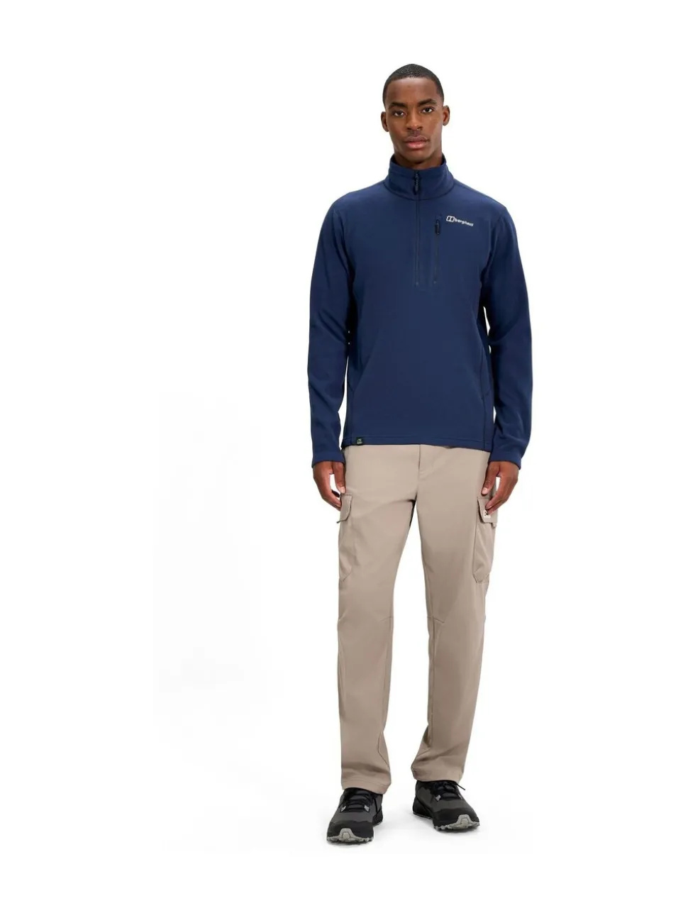 Berghaus Navy Prism Quarter Zip Fleece