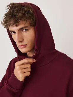 Berry Red Overhead Hoodie Utility