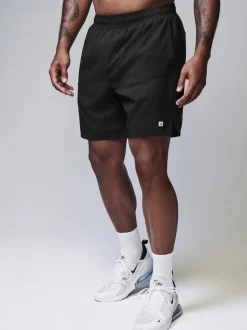 Black 9 Inch Active Gym Sports Shorts