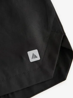 Black 9 Inch Active Gym Sports Shorts
