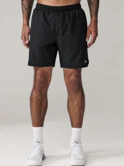 Black 9 Inch Active Gym Sports Shorts