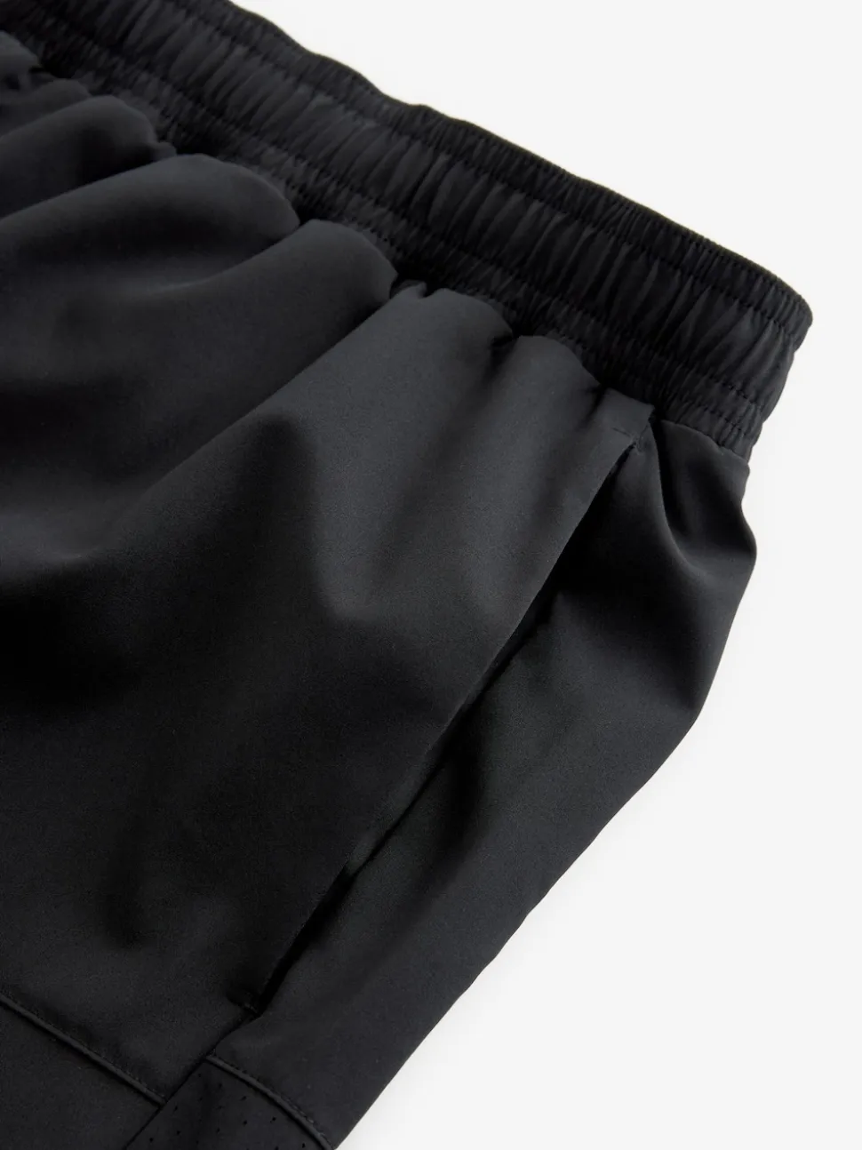 Black 5 Inch Active Gym Sports Shorts