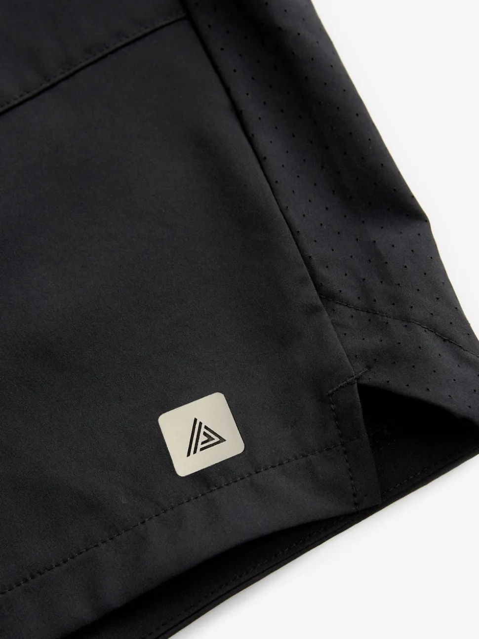 Black 5 Inch Active Gym Sports Shorts