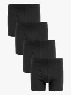 Black 4 pack A-Front Boxers