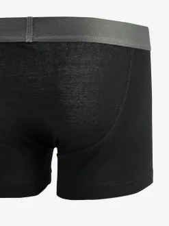 Black 4 pack A-Front Pure 100% Cotton Boxers