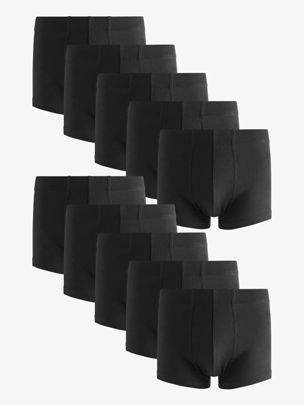 Black 10 pack Essential Hipsters