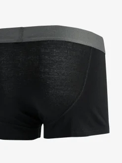 Black 4 pack Hipster 100% Cotton Boxers