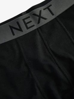 Black 4 pack Hipster 100% Cotton Boxers