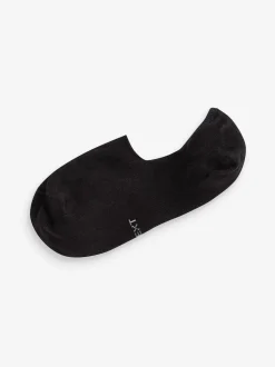 Black 5 Pack Invisible Trainers Socks