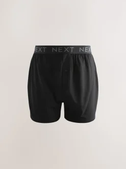 Black 5 Pack Loose Boxers