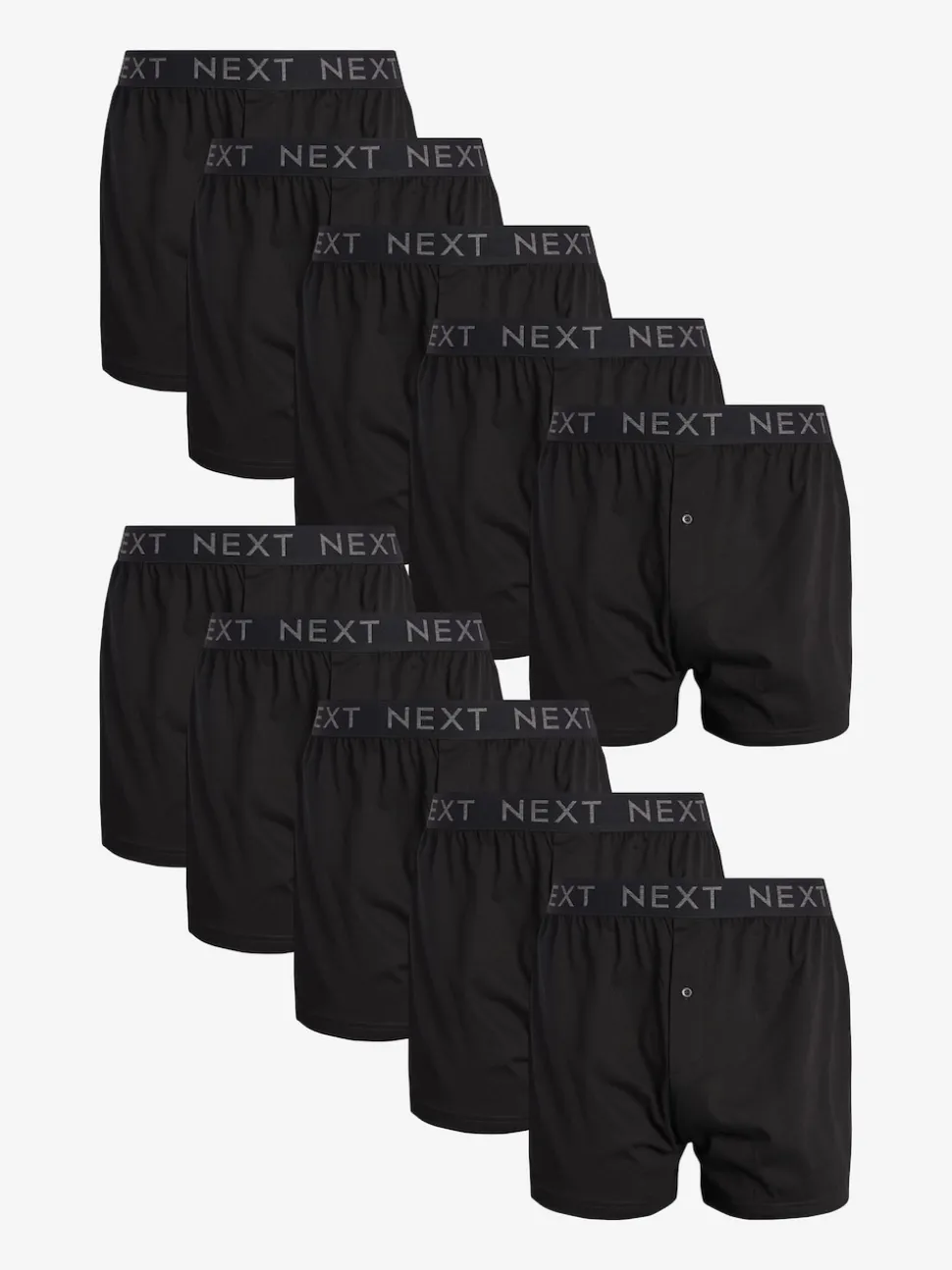 Black 10 pack Loose Fit Boxers