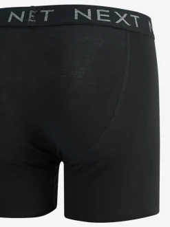 Black 15 Pack Sports Longer Length A-Front Boxers