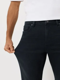 Black - ThermoGen Straight Fit Motionflex Jeans