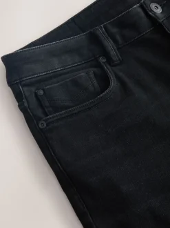 Black - ThermoGen Straight Fit Motionflex Jeans