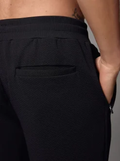 Black Active Gym Texture Training Joggers
