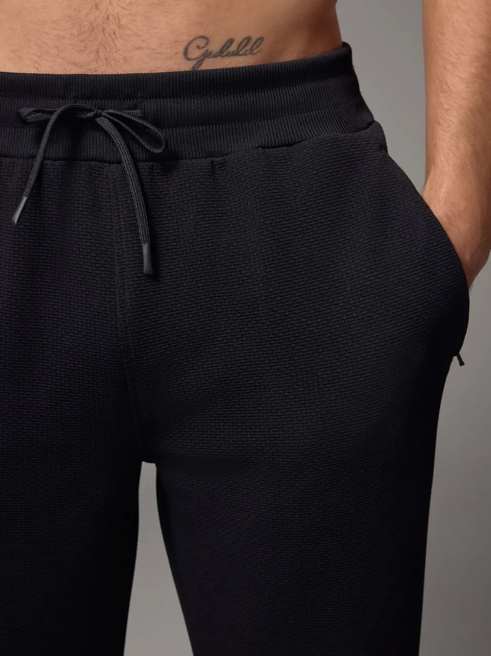 Black Active Gym Texture Training Joggers