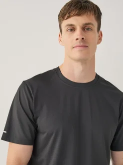 Black Active Gym Textured Training T-Shirt