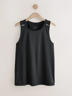 Black Active Gym Textured Training Vest