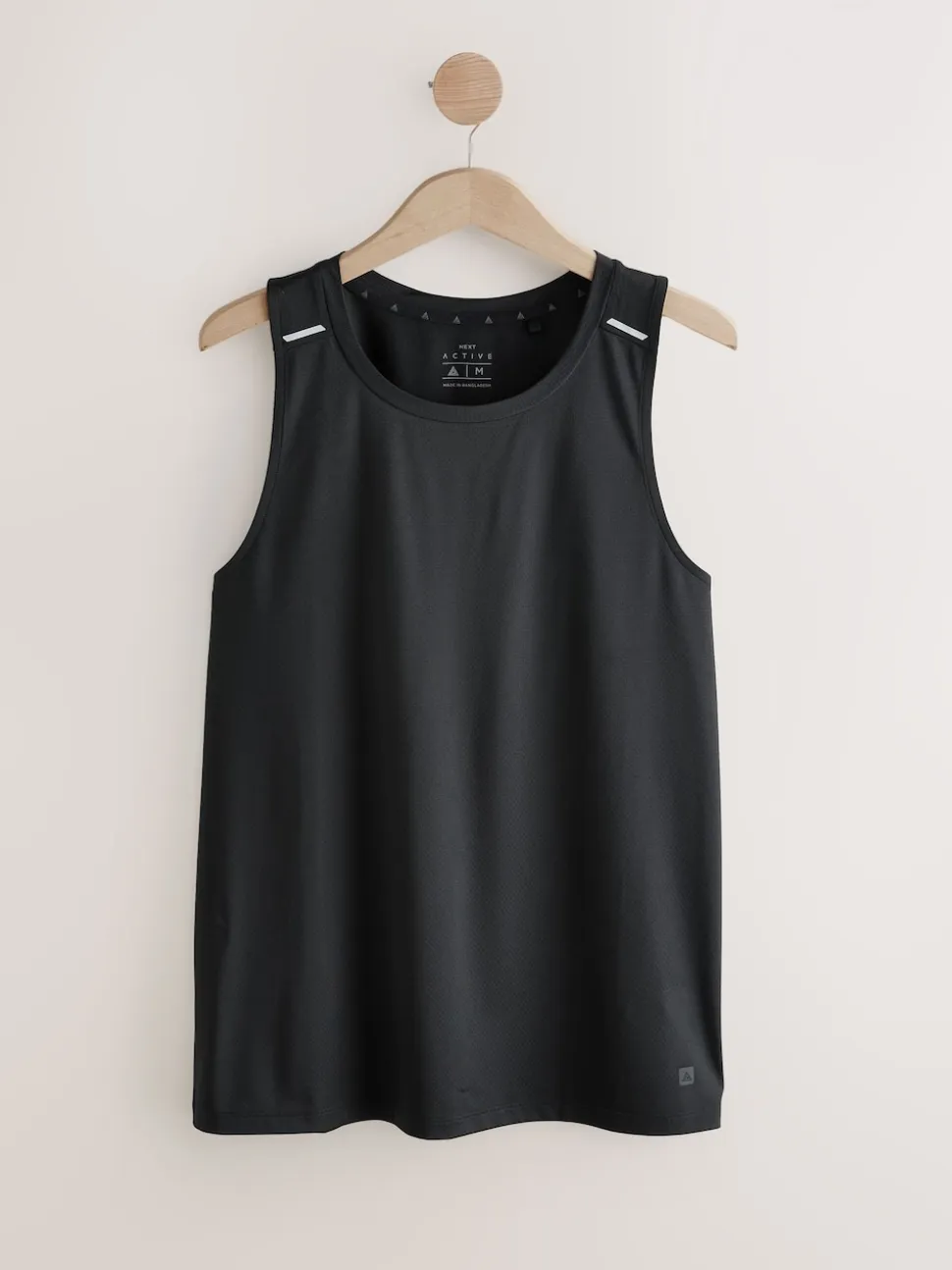 Black Active Gym Textured Training Vest