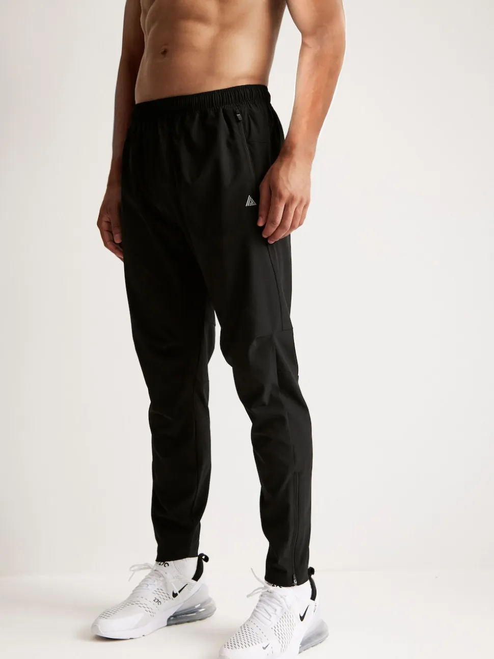 Black Active Gym Woven Training Joggers