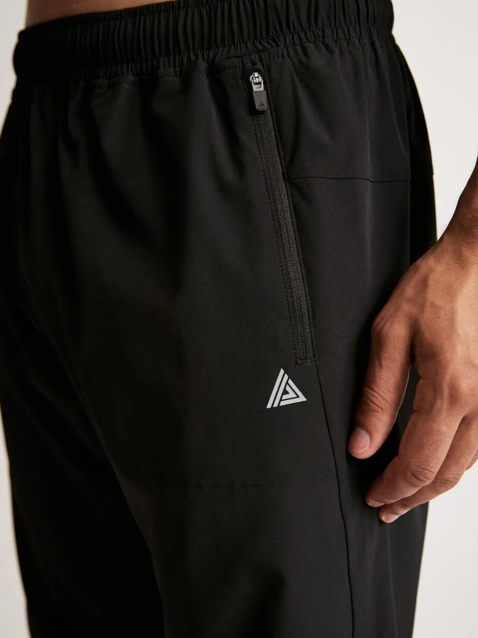 Black Active Gym Woven Training Joggers