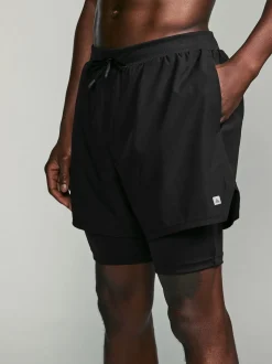 Black Active 2-In-1 Shorts