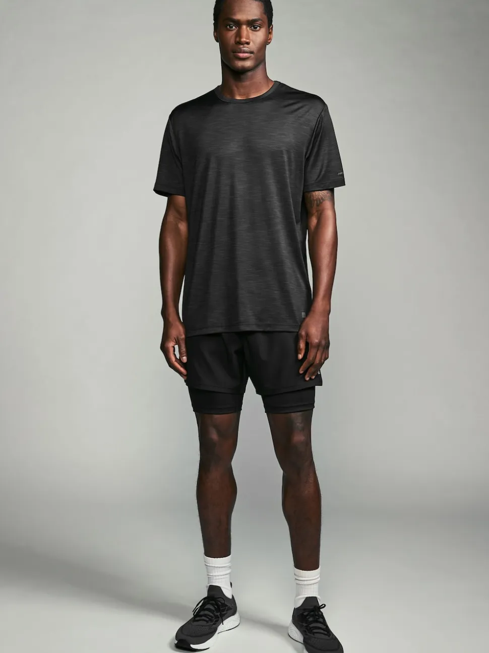 Black Active 2-In-1 Shorts