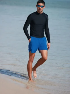 Black Active Long Sleeve Rash Vest