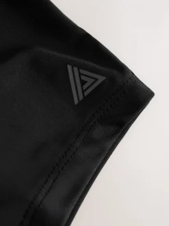Black Active Swimming Trunks