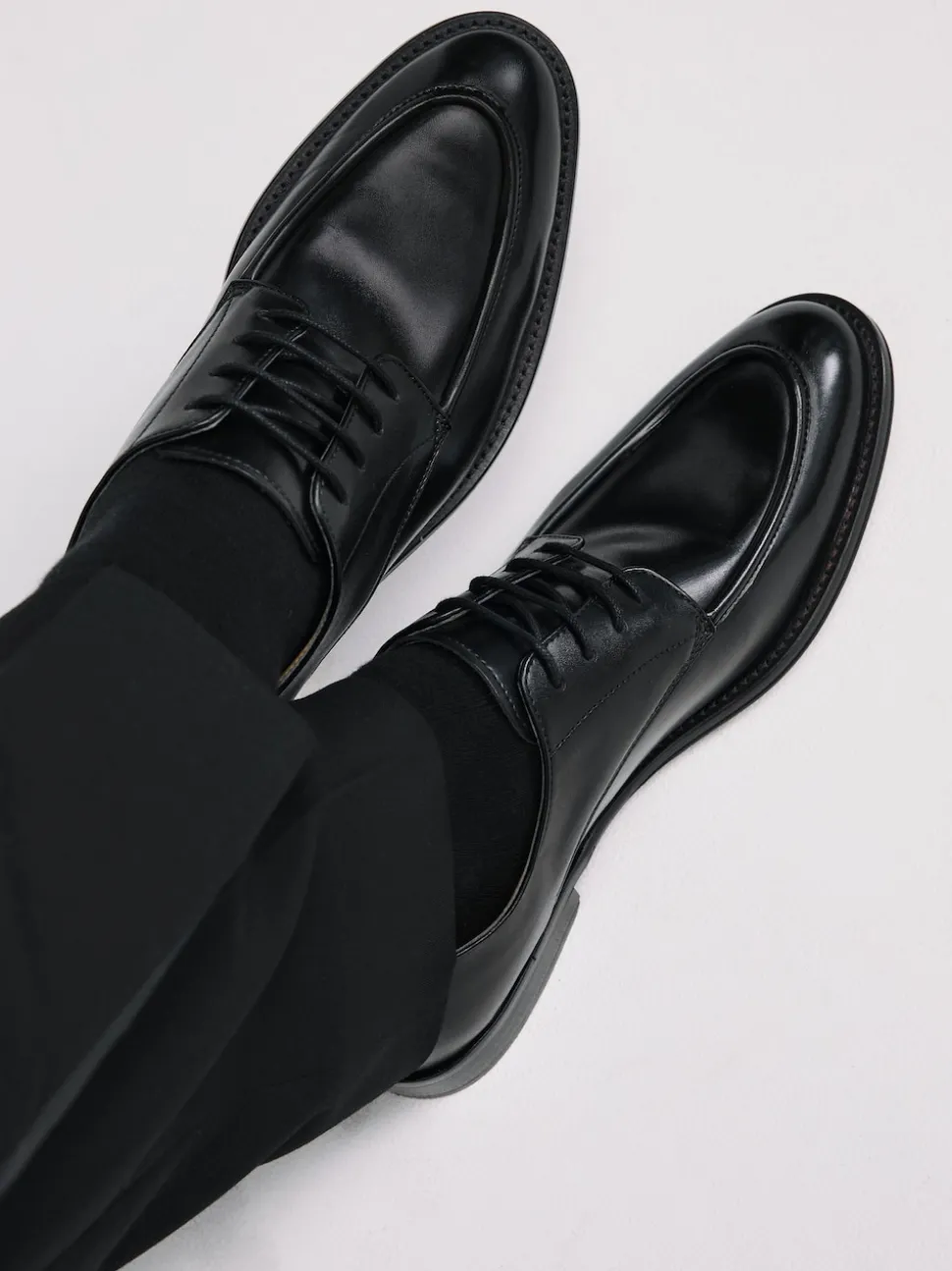 Black Apron Front Shoes