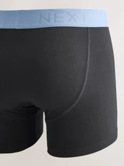 Black Blue/Brown Waistbands A-Front Boxers 10 Pack