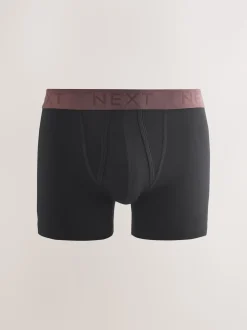Black Blue/Brown Waistbands A-Front Boxers 10 Pack
