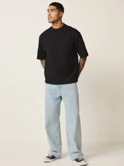 Black Boxy Heavyweight T-Shirt