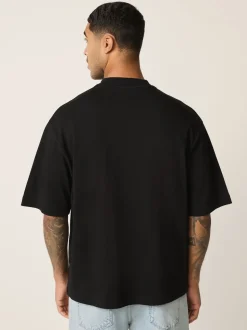 Black Boxy Heavyweight T-Shirt