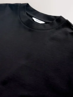 Black Boxy Heavyweight T-Shirt
