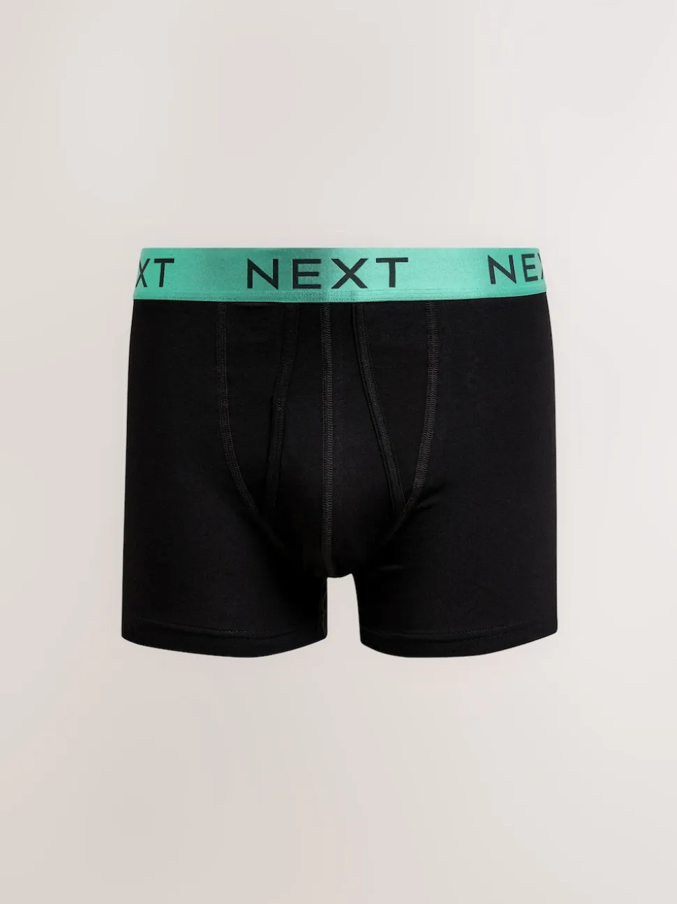 Black Bright Colour Shiny Waistbands A-Front Boxers 10 Pack
