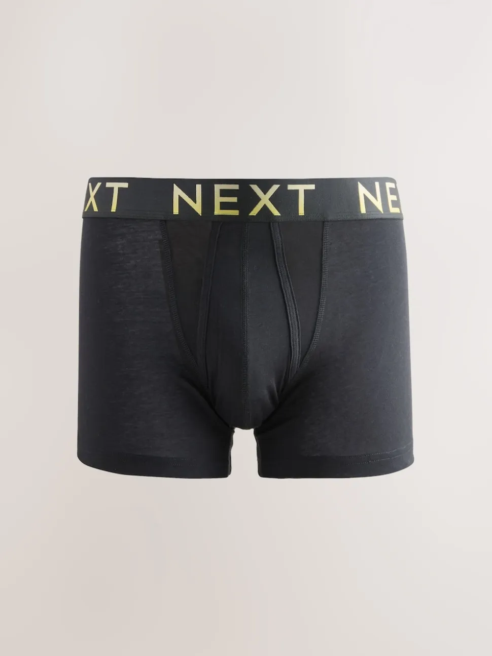 Black Bright Ombre Text Waistband 10 pack Cotton Rich Blend Hipsters Boxers