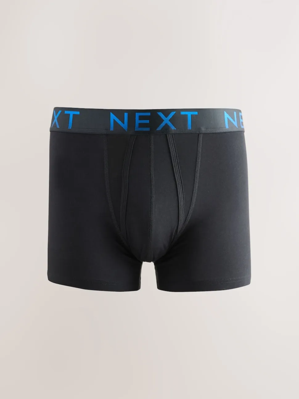 Black Bright Ombre Text Waistband 10 pack Cotton Rich Blend Hipsters Boxers