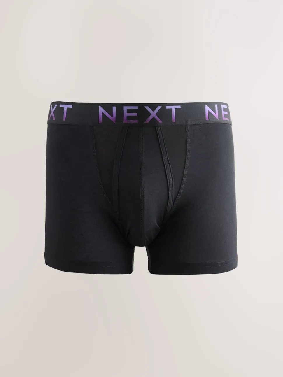 Black Bright Ombre Text Waistband 10 pack Cotton Rich Blend Hipsters Boxers