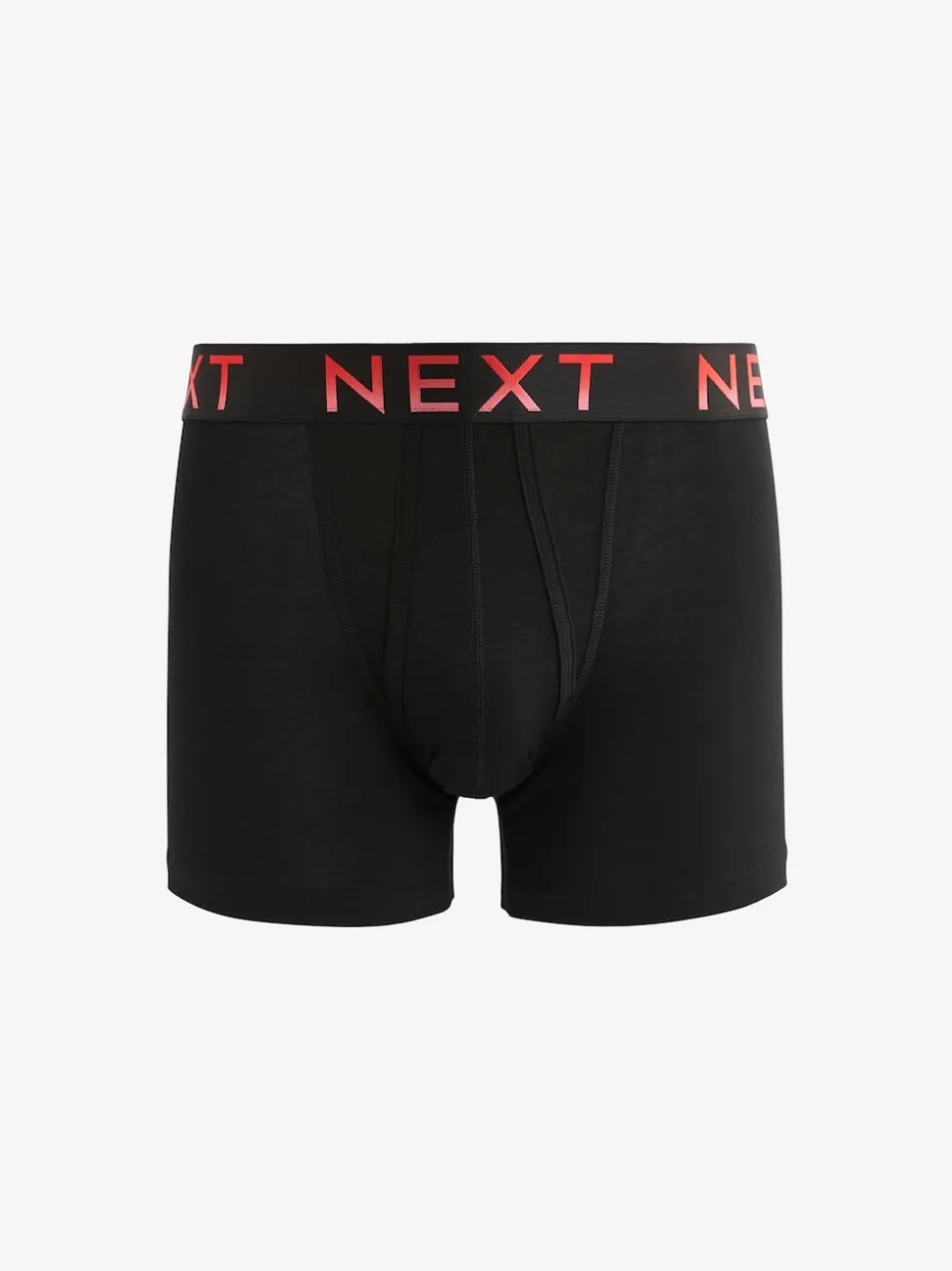 Black Bright Ombre Text Waistbands A-Front Boxers 10 Pack