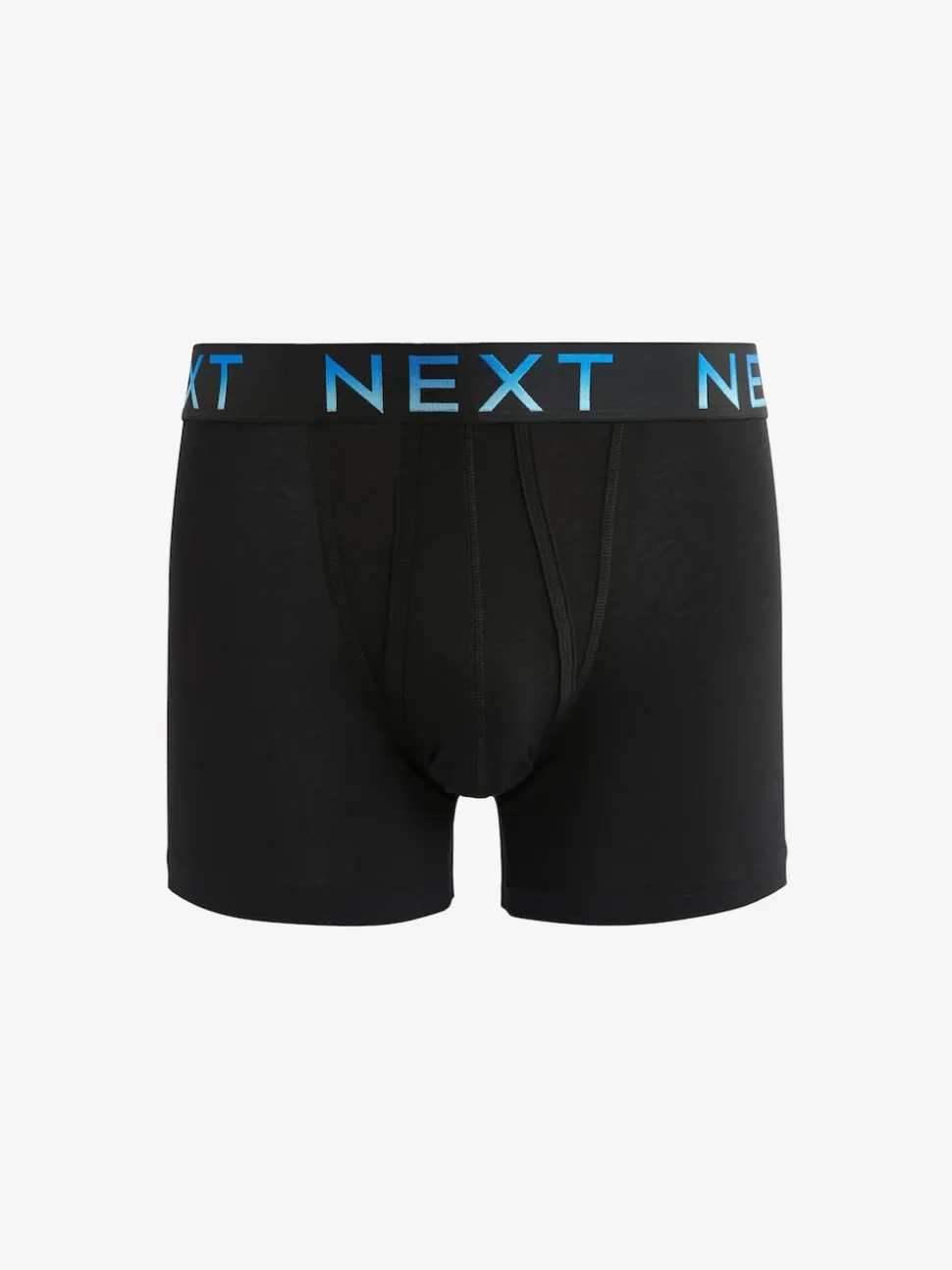 Black Bright Ombre Text Waistbands A-Front Boxers 10 Pack