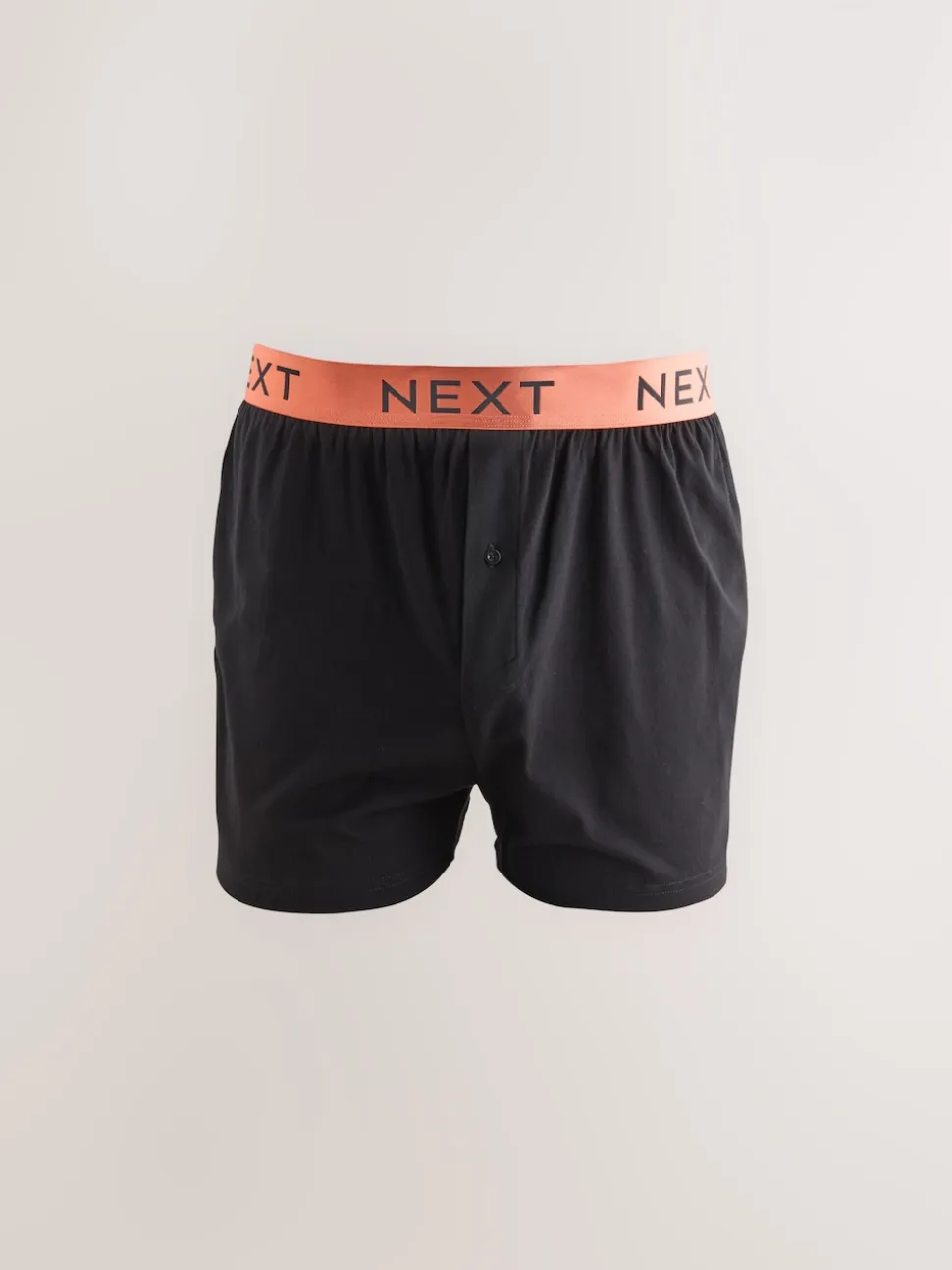Black Bright Waistband Loose Boxers