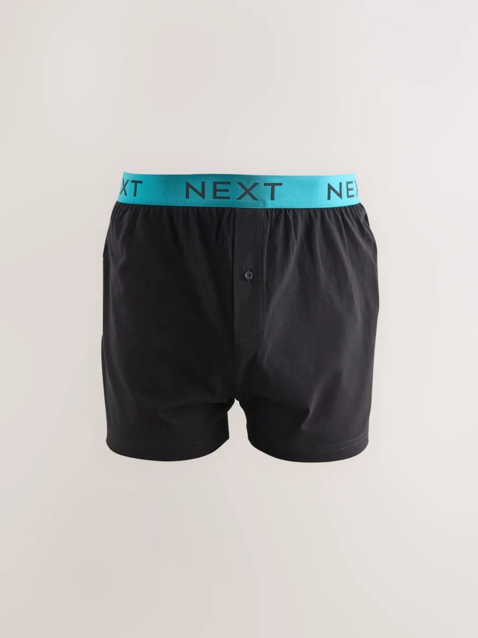 Black Bright Waistband Loose Boxers