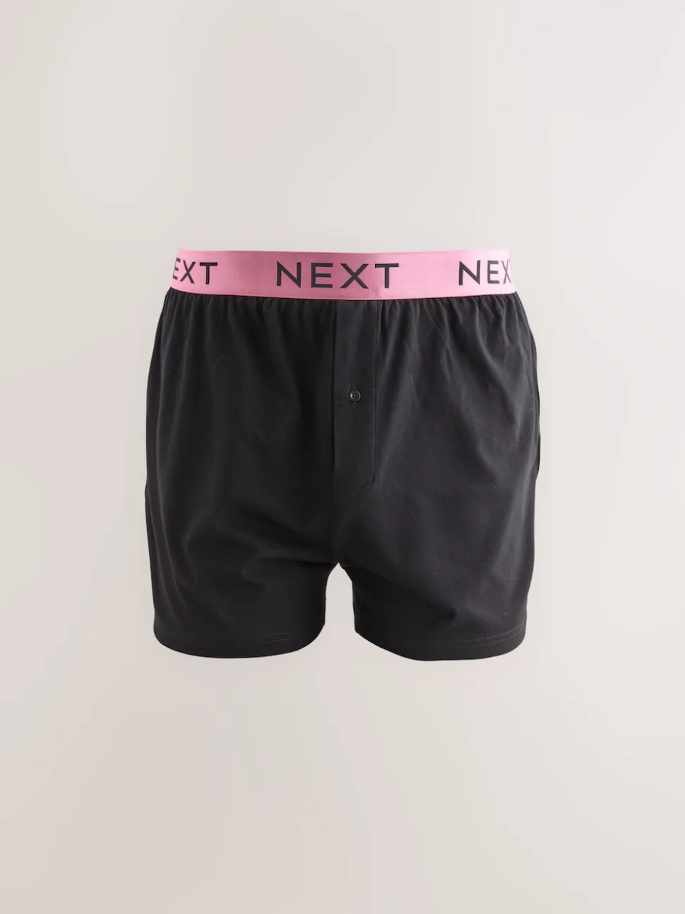 Black Bright Waistband Loose Boxers