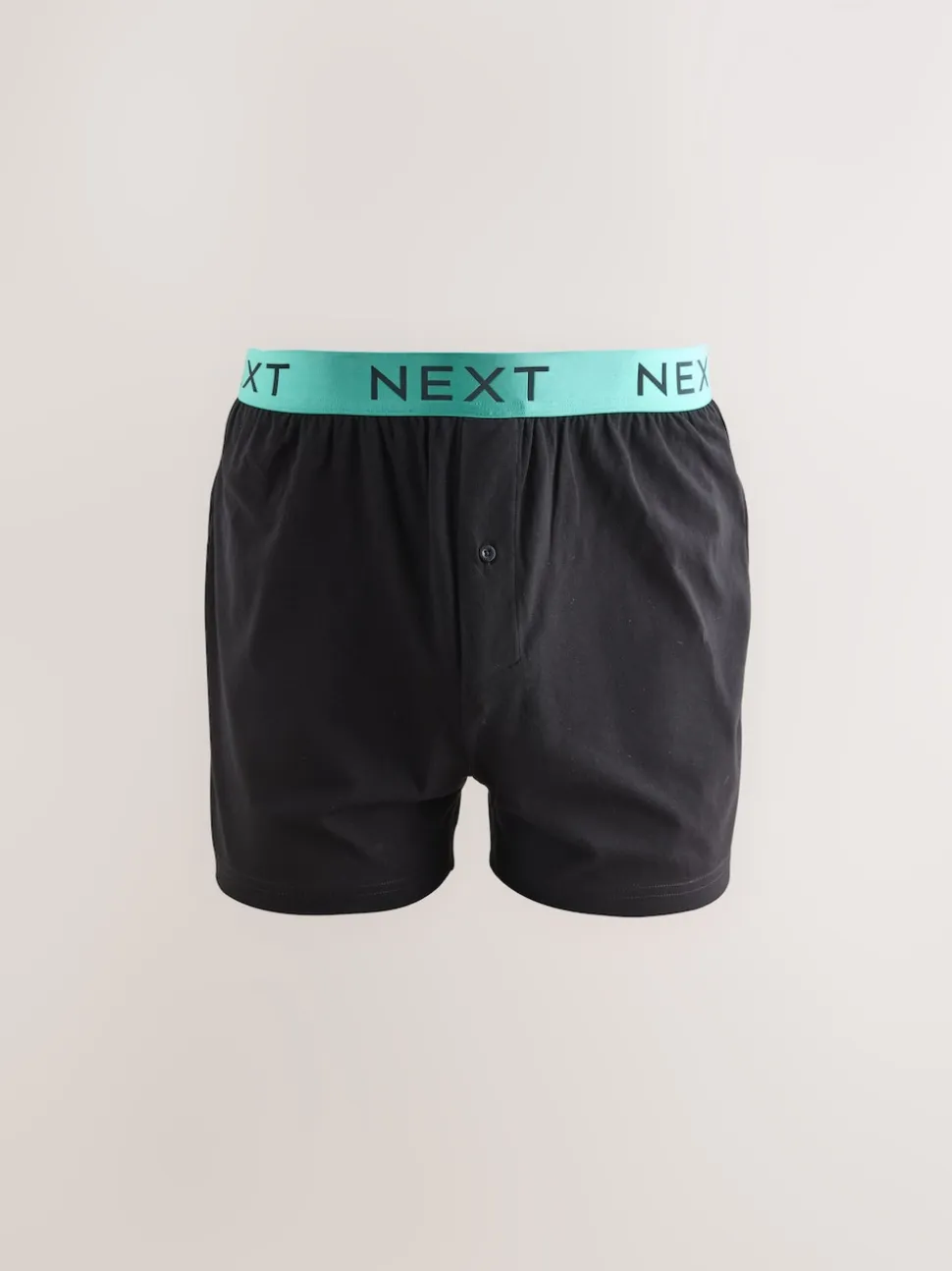 Black Bright Waistband Loose Boxers