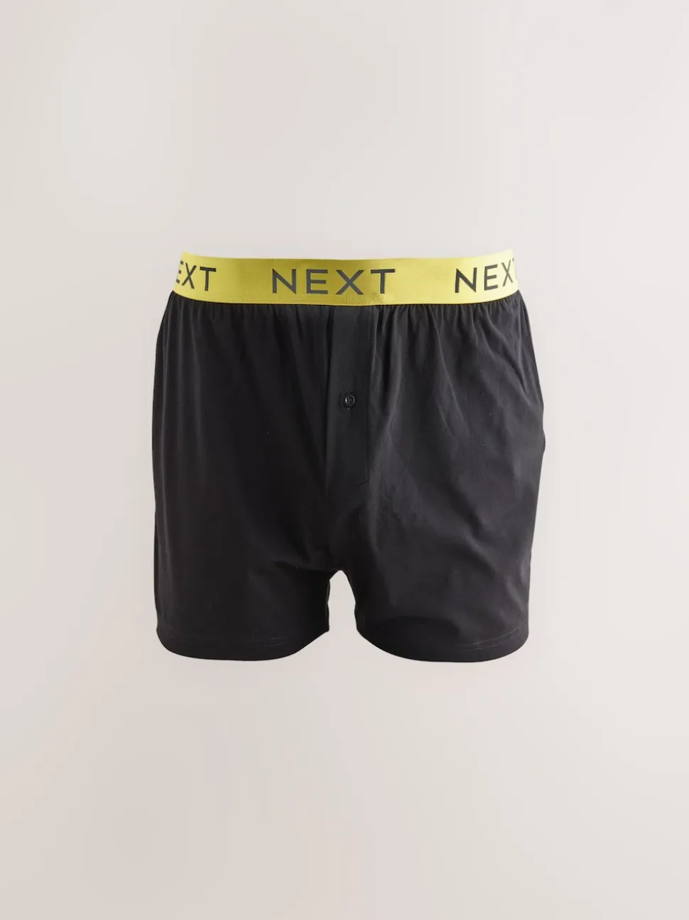 Black Bright Waistband Loose Boxers
