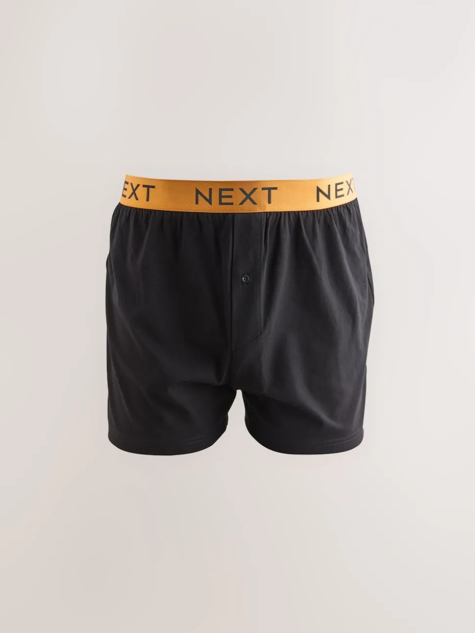 Black Bright Waistband Loose Boxers