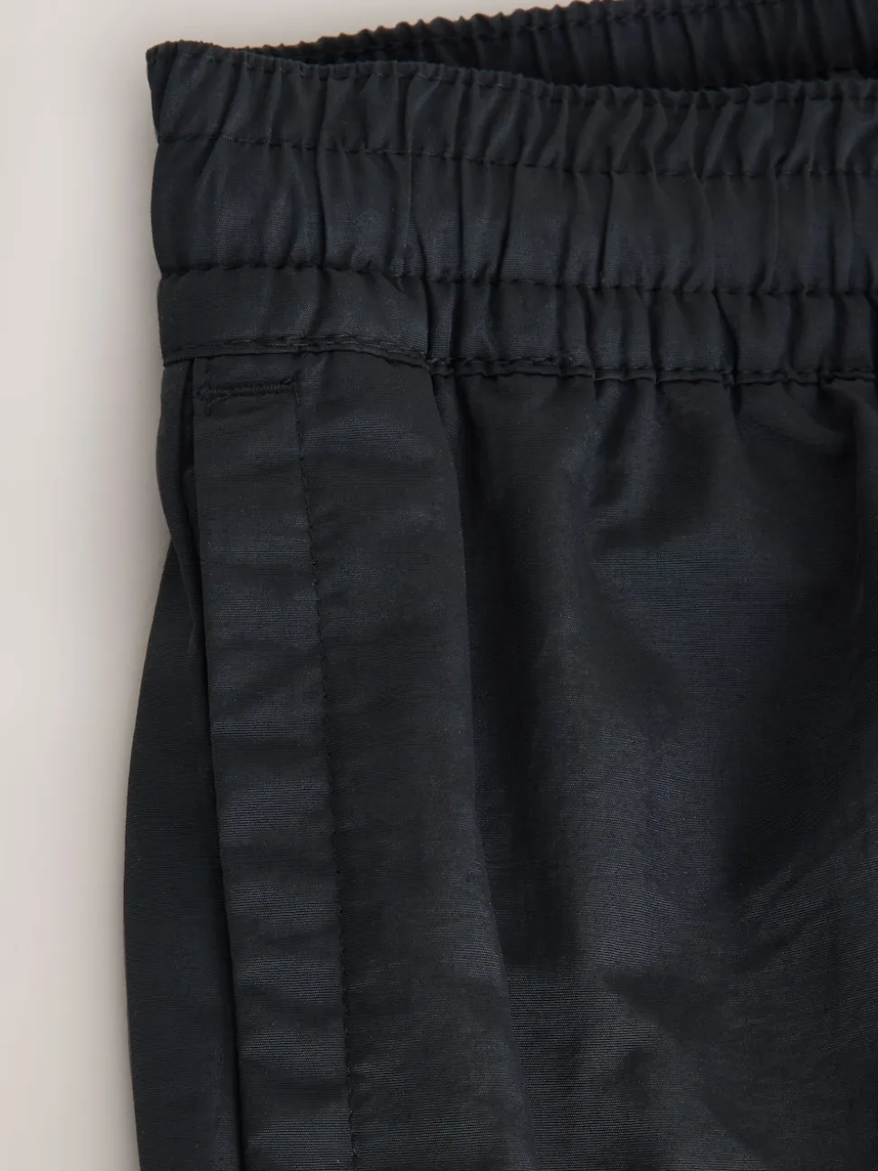 Black Cargo Swim Shorts