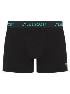 Black Chrome Lyle & Scott Underwear Trunks 3 Pack